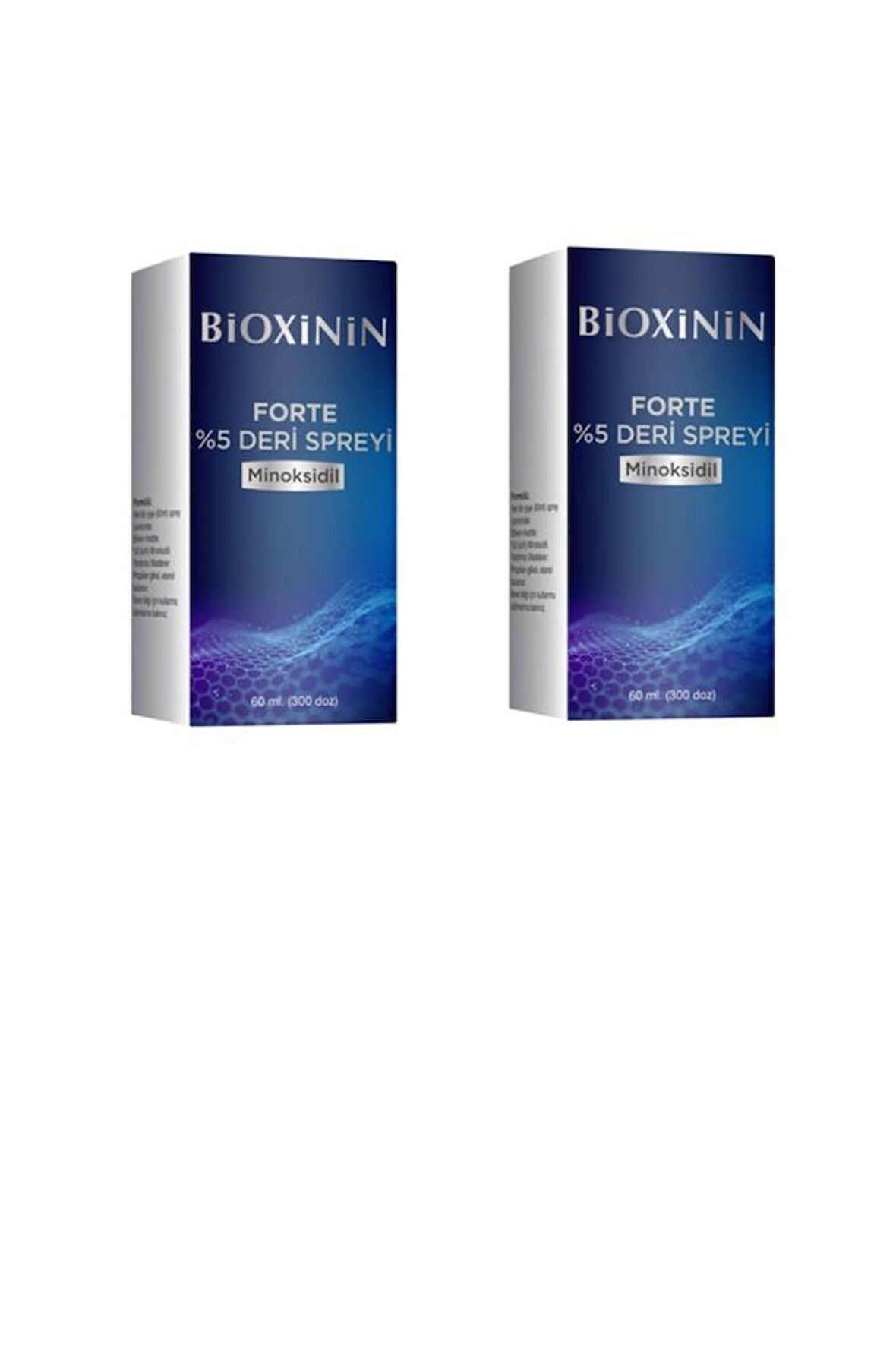 Bioxinin Forte  %5 Deri Spreyi 2 Adet YENİ AMBALAJ 