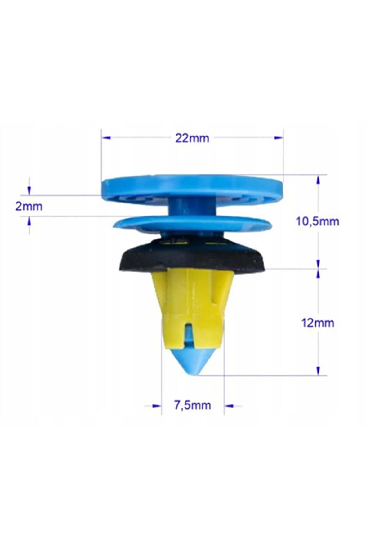 Kapi Döseme Klips Fiat Egea 500X 51987227 Jeep Renegade 323078597 -25 Adet