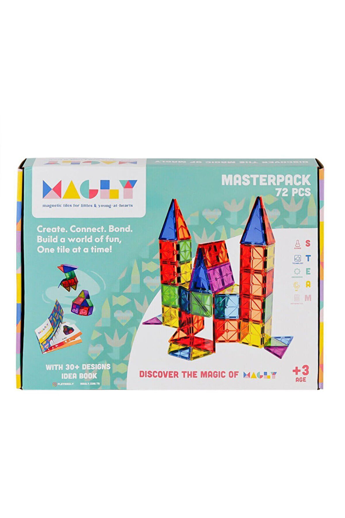 MGL-72 72 PCS MANYETİK BLOK ÇANTA HEDİYELİ MODELİ