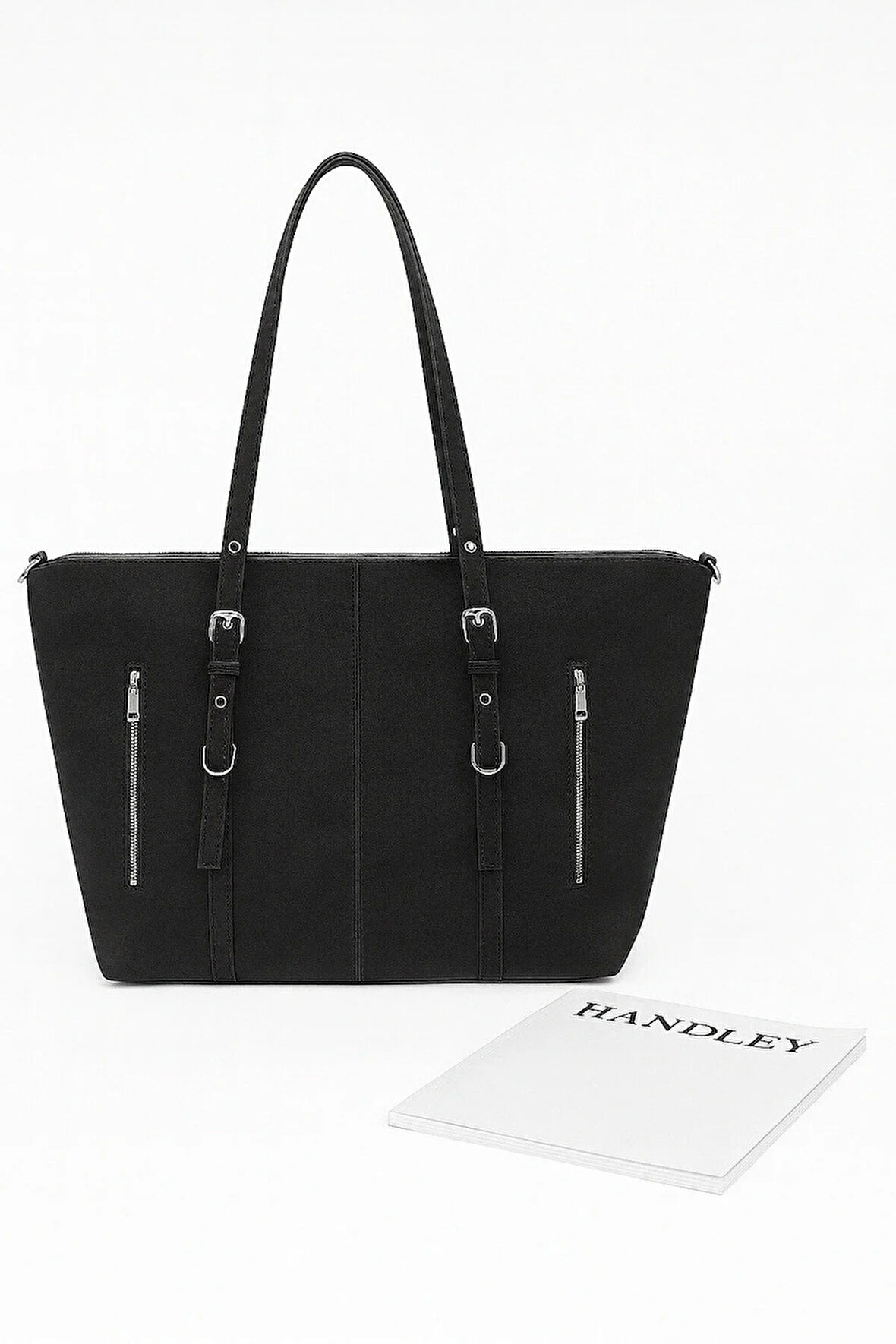 Lüks Fermuarlı Omuz Çantası