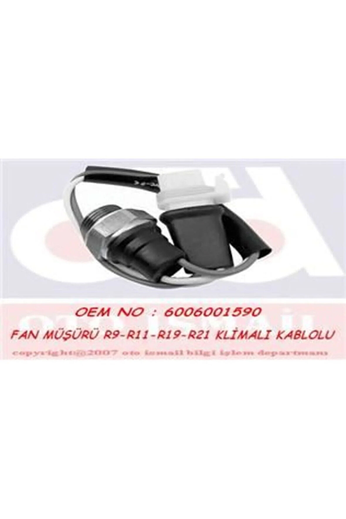 819782 Fan Müşürü 82C° Renault 9 R11 R19 R21 Concorde Ac