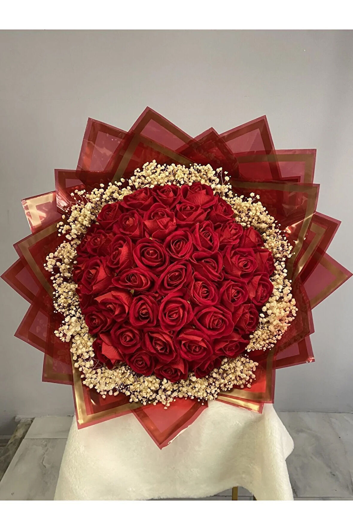 41Lİ KIRMIZI GÜL BUKETİ