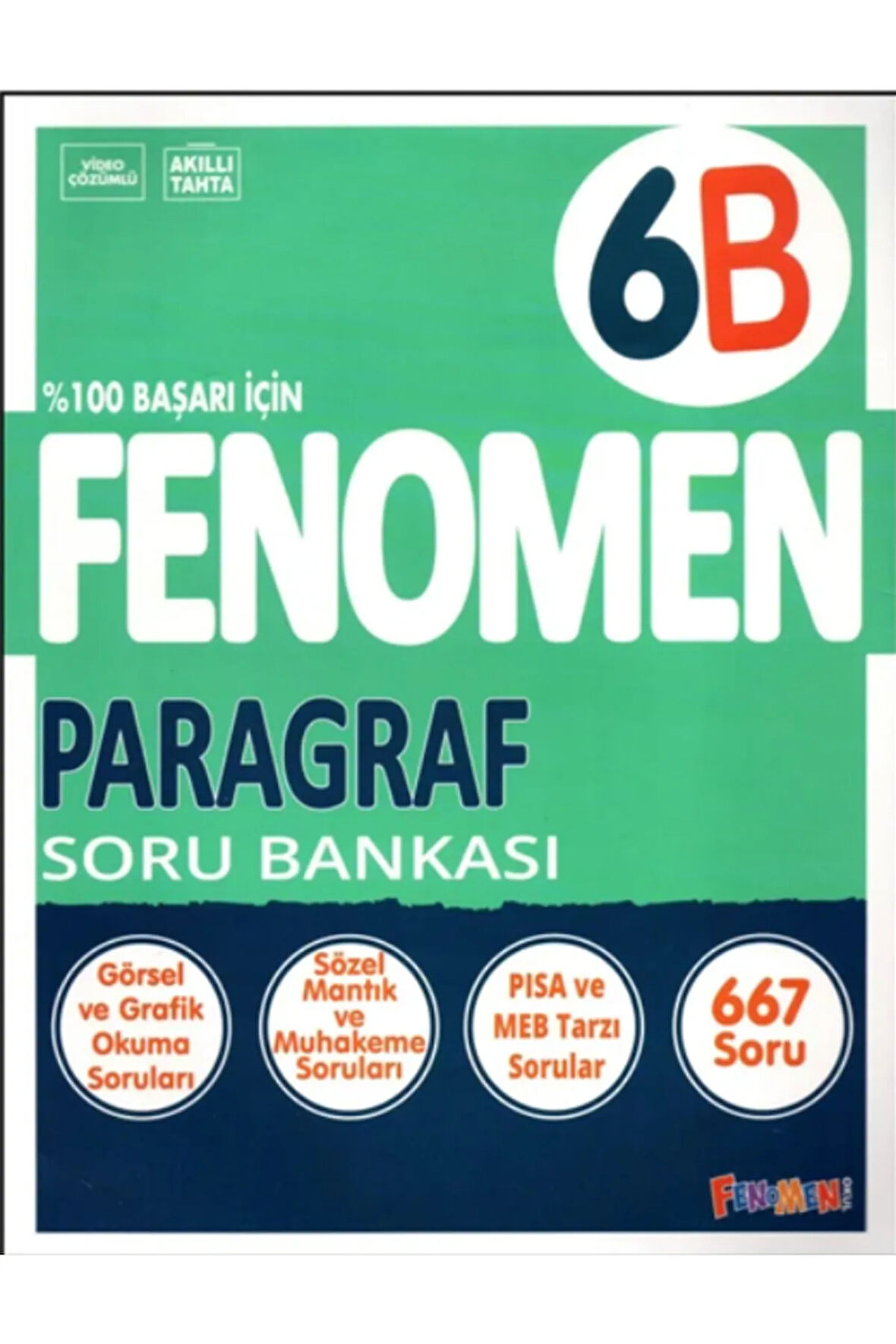 Fenomen 6. Sınıf Paragraf Soru Bankası (B)