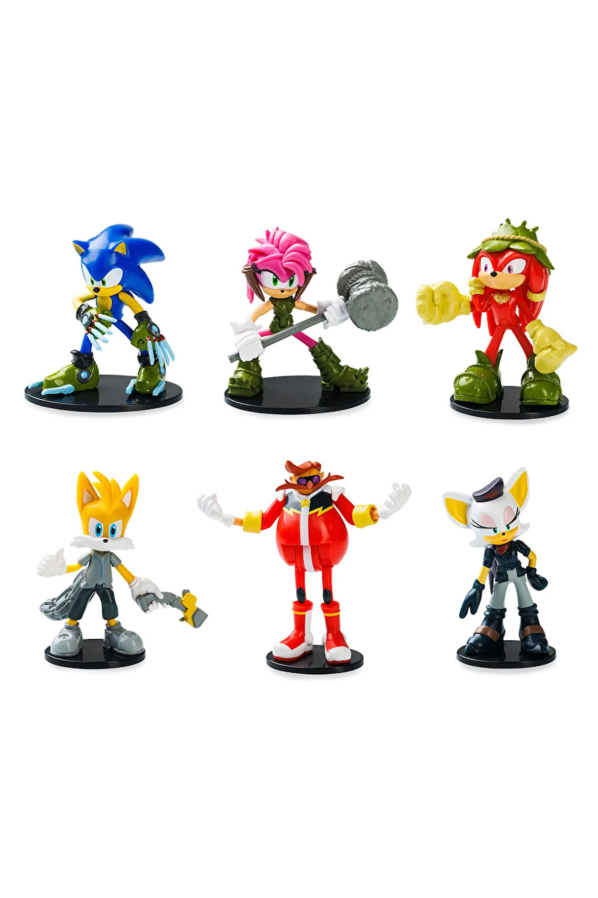 Sonic Prime Lisanslı 6'li Aksiyon Karakter Figür Seti