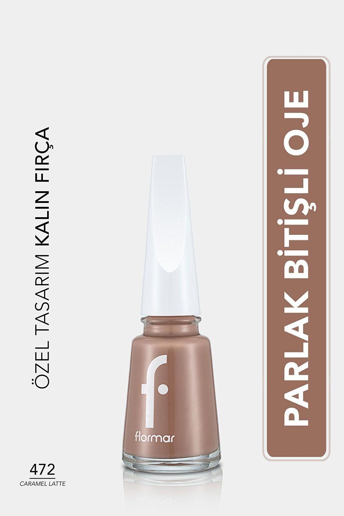 Parlak Oje (TEN RENGİ) - Nail Enamel - 472 Caramel Latte - 8682536036221