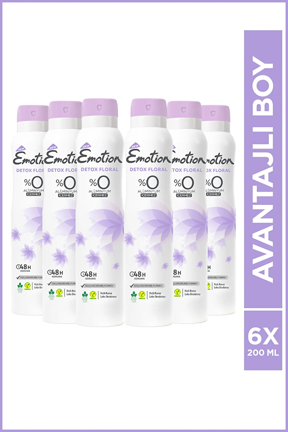 Detox Floral Deodorant 6x200 Ml