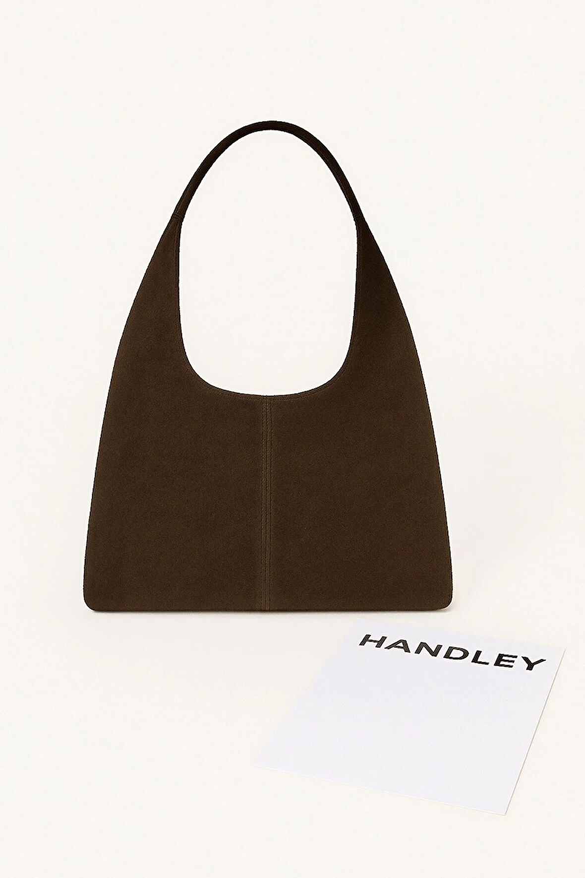 Luxe Süet Kadın Omuz Çantası – Minimalist Hobo Tasarım