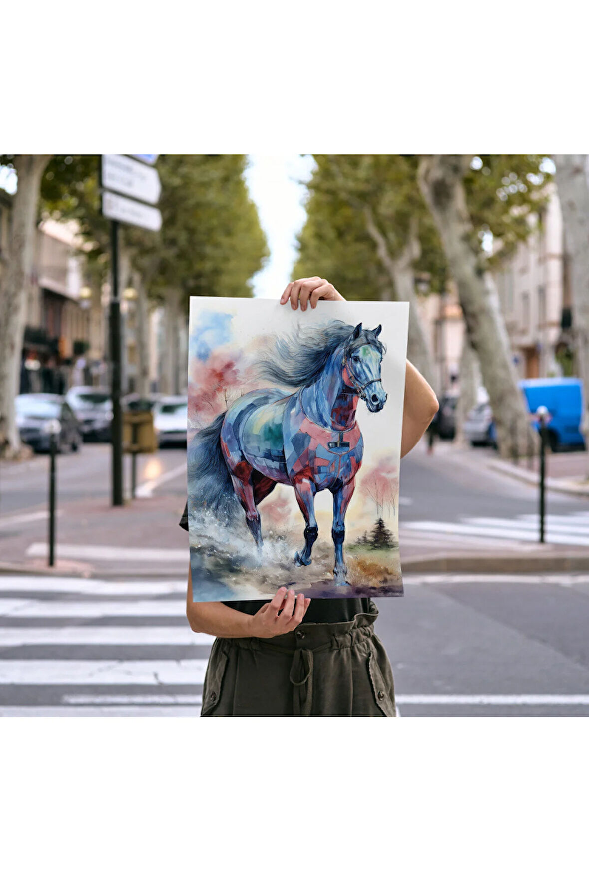 Çerçevesiz Poster At