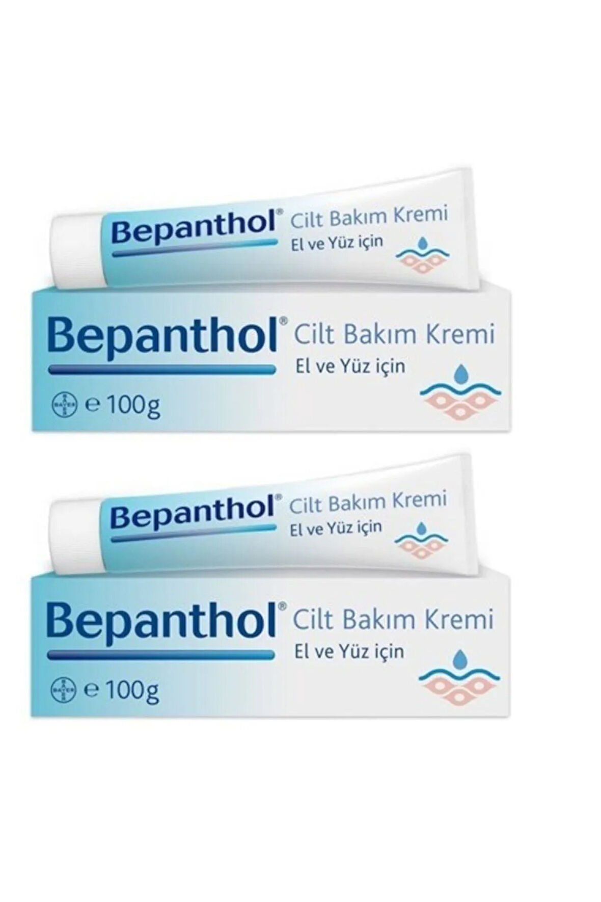 El Ve Yüz Için Cilt Bakım Kremi 100 gr 2 Adet Bepanten