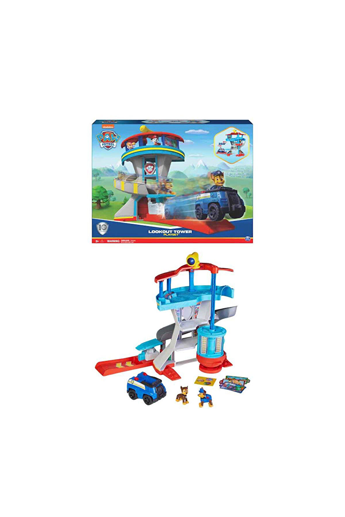 Ana Gözlem Kulesi ve Chase Figür Oyun Seti