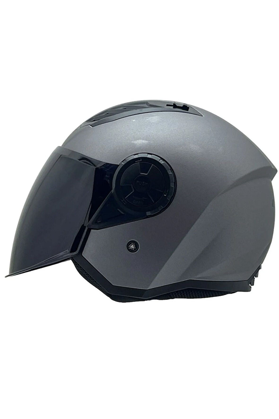 AIRFLOW 2 MAT TITANIUM KASK SİYAH CAM