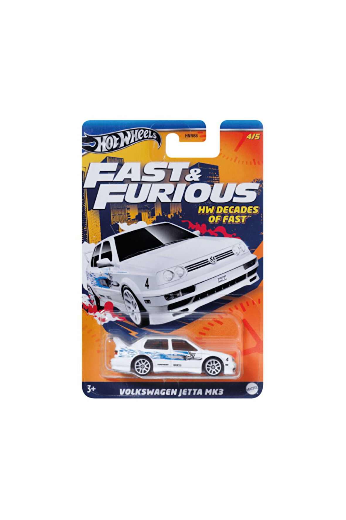 1/64 Ölçek Fast & Furious Temalı Uzun Kart Araçlar HRW44 Volkswagen Jetta MK3