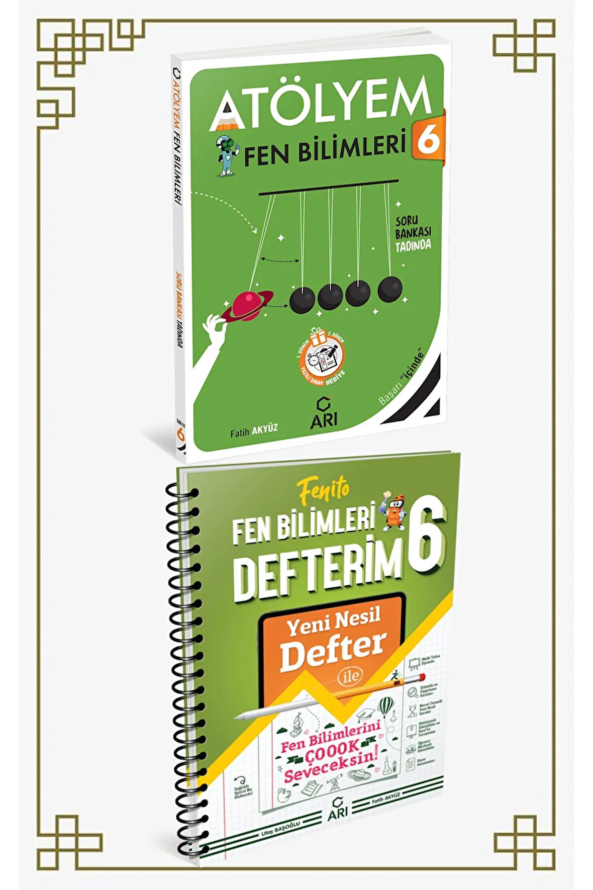 ARI YAYINLARI 6. SINIF FEN BİLİMLERİ ATÖLYEM VE DEFTER SETİ