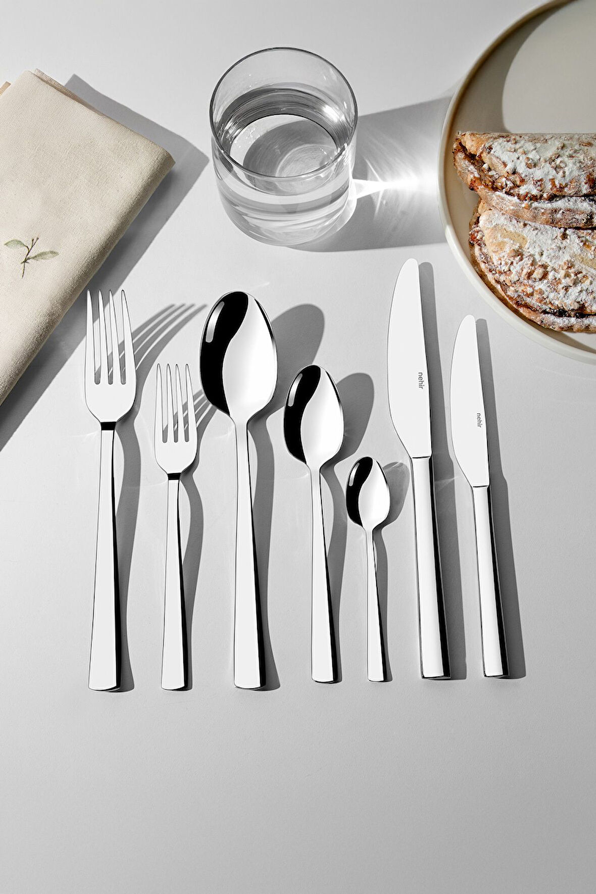 Deniz Sade 12 Kişilik 84 Parça Kutulu Çatal Kaşık Bıçak Takımı