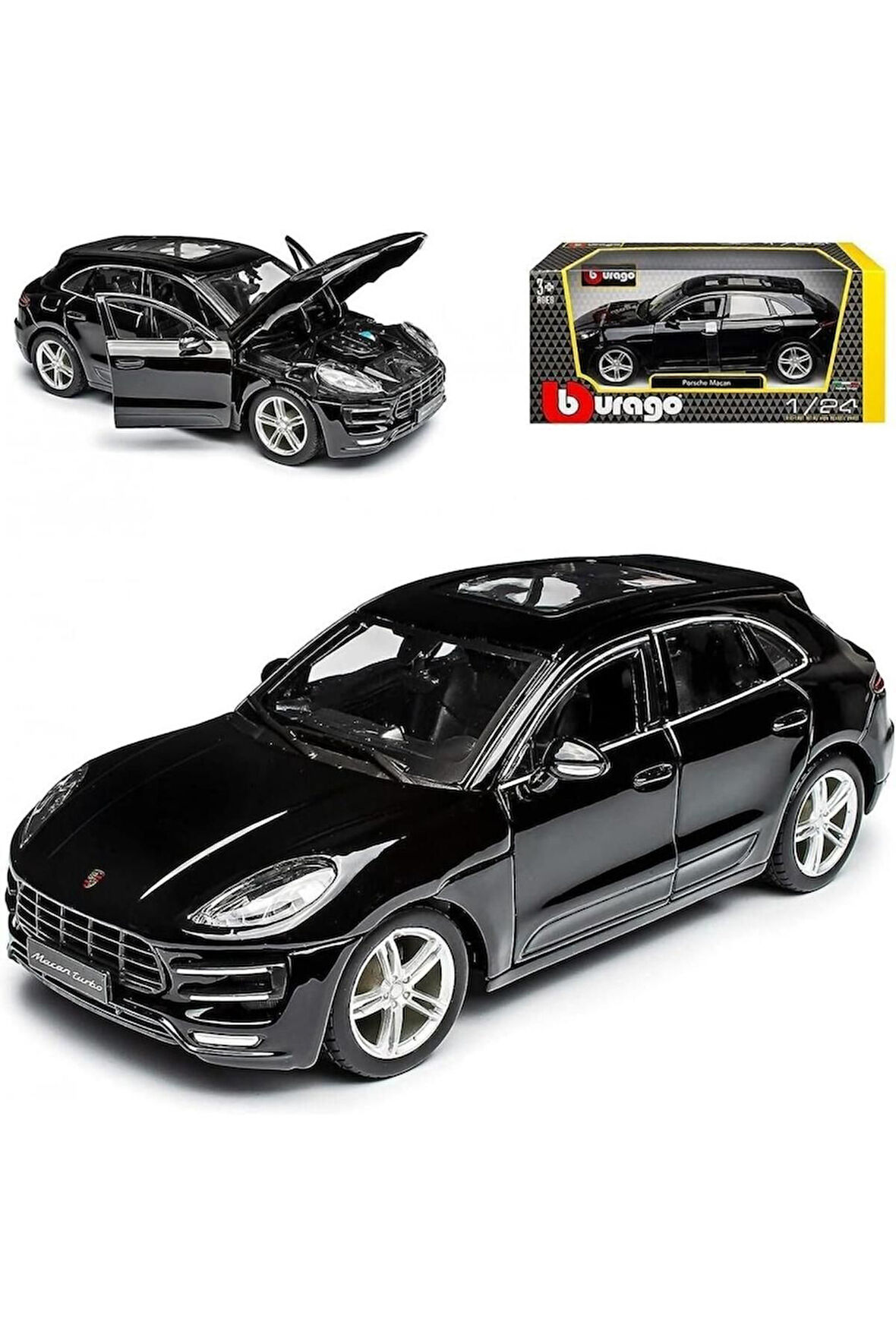 21077 1:24 Porsche Macan Model Araba -Sunman