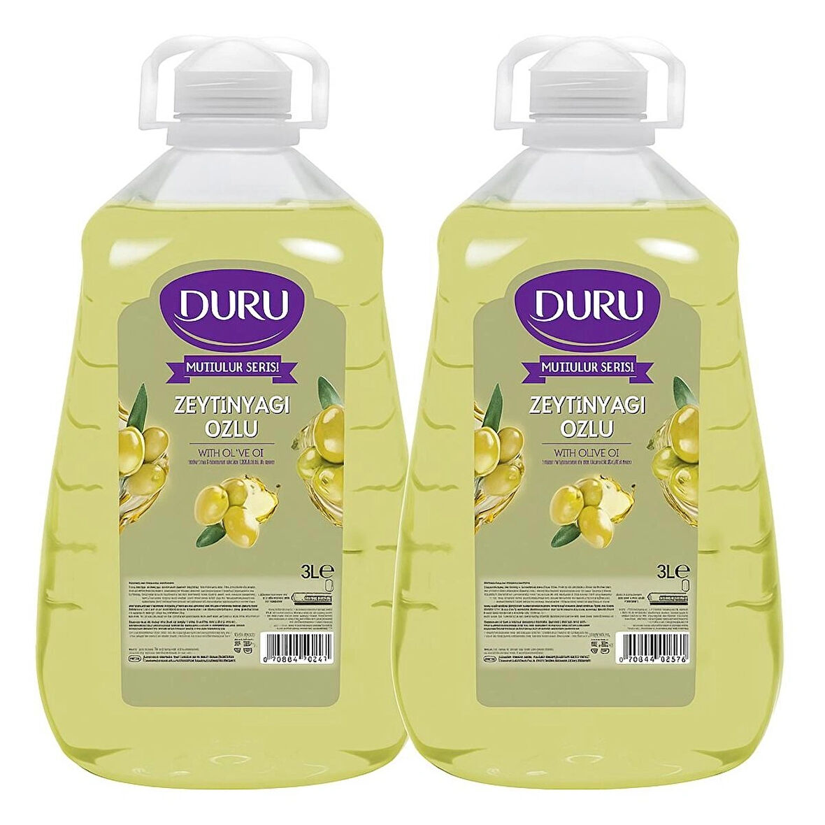 Duru Sıvı Sabun Zeytinyağlı 2 x 3 Lt