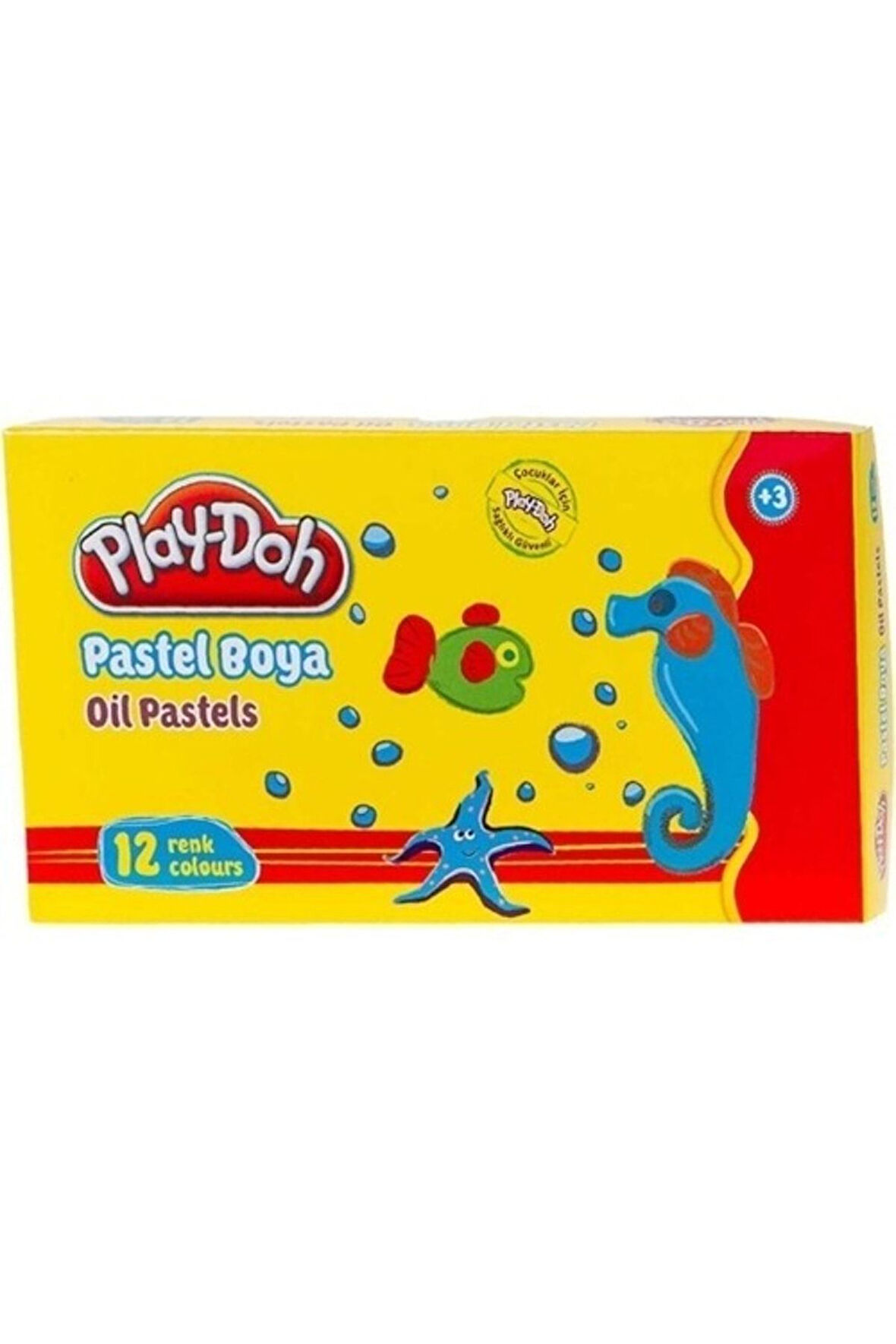 Playdoh 12 Renk Pastel Boya