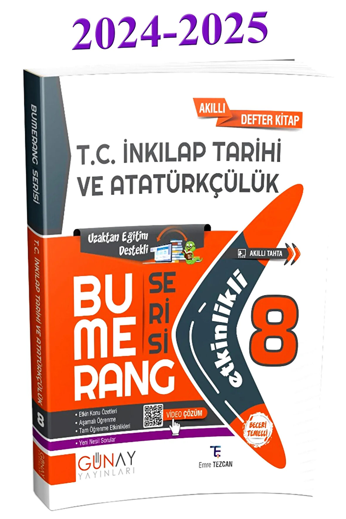 2024 2025 LGS 8. Sınıf Bumerang T.C. İnkılap Tarihi Konu Anlatımlı ve Etkinlikli Soru Bankası