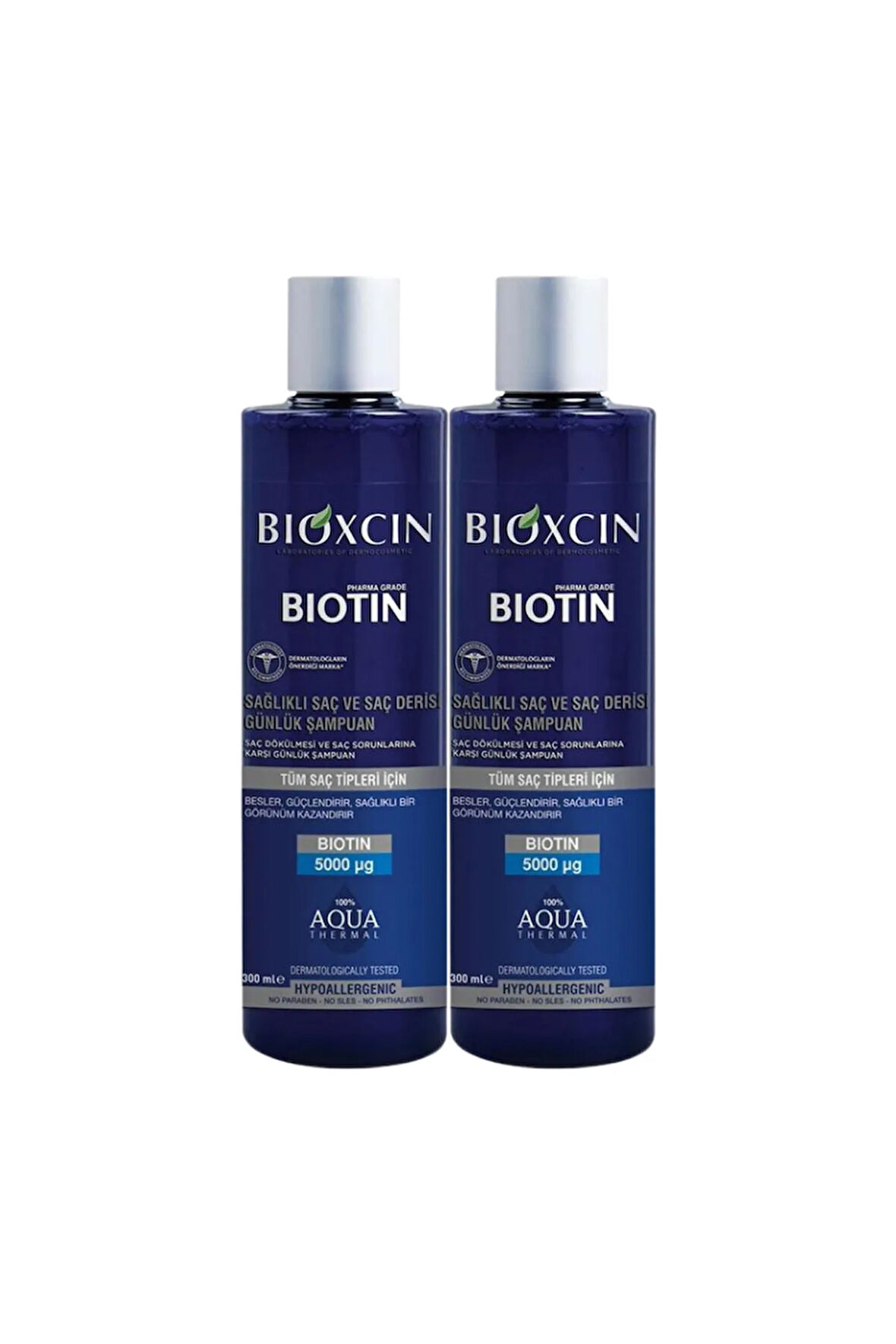 Biotin Şampuan 300 ml | Tüm Saç Tipleri x2 Adet