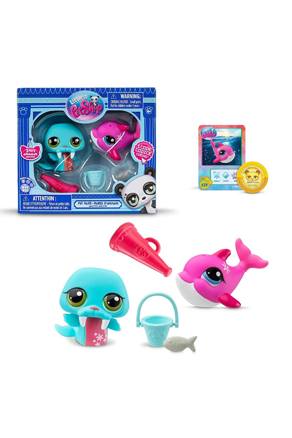 LPS Minişler Littlest Pet Shop Mors ve Yunus 2'li Figür Seti