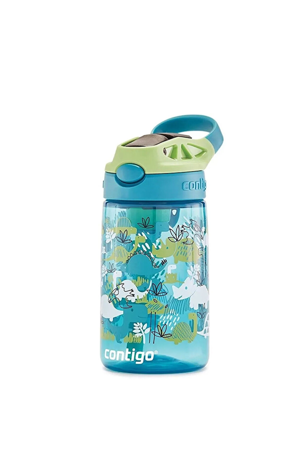 Gizmo Flip Pro Dinos Tritan Çocuk Suluğu 420ml Yeşil