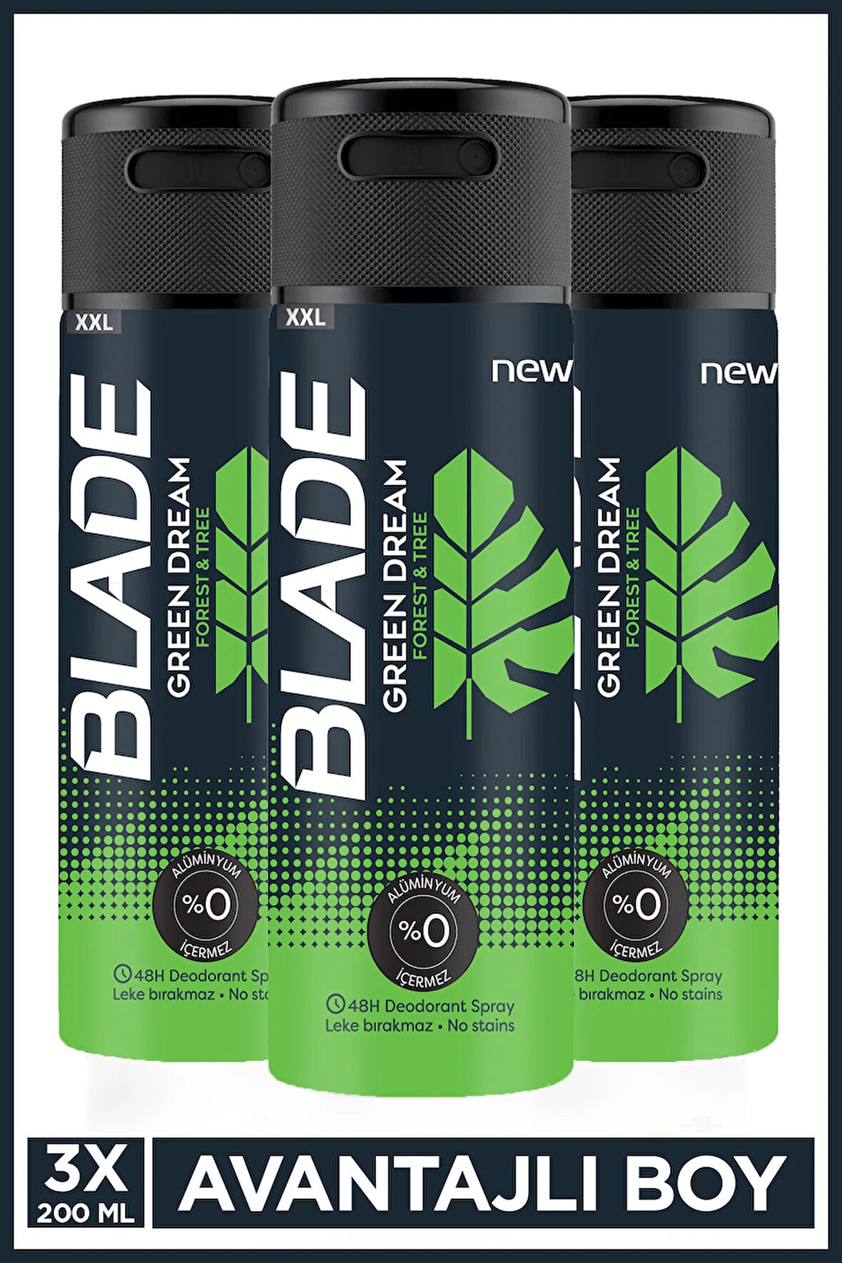 Green Dream Deodorant 3x150ml