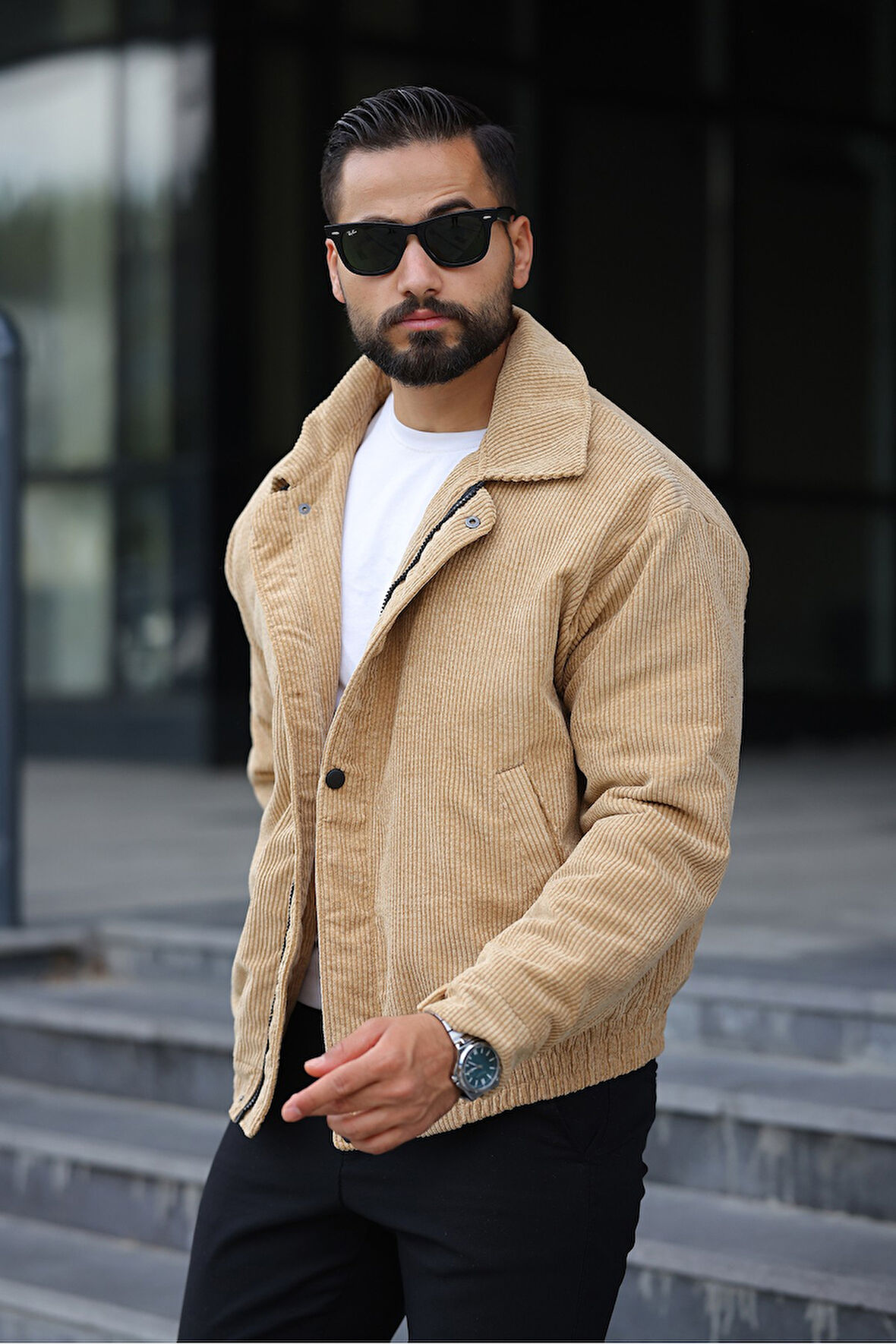 Old Money Culture Oversize Baharlık Kadife Ceket