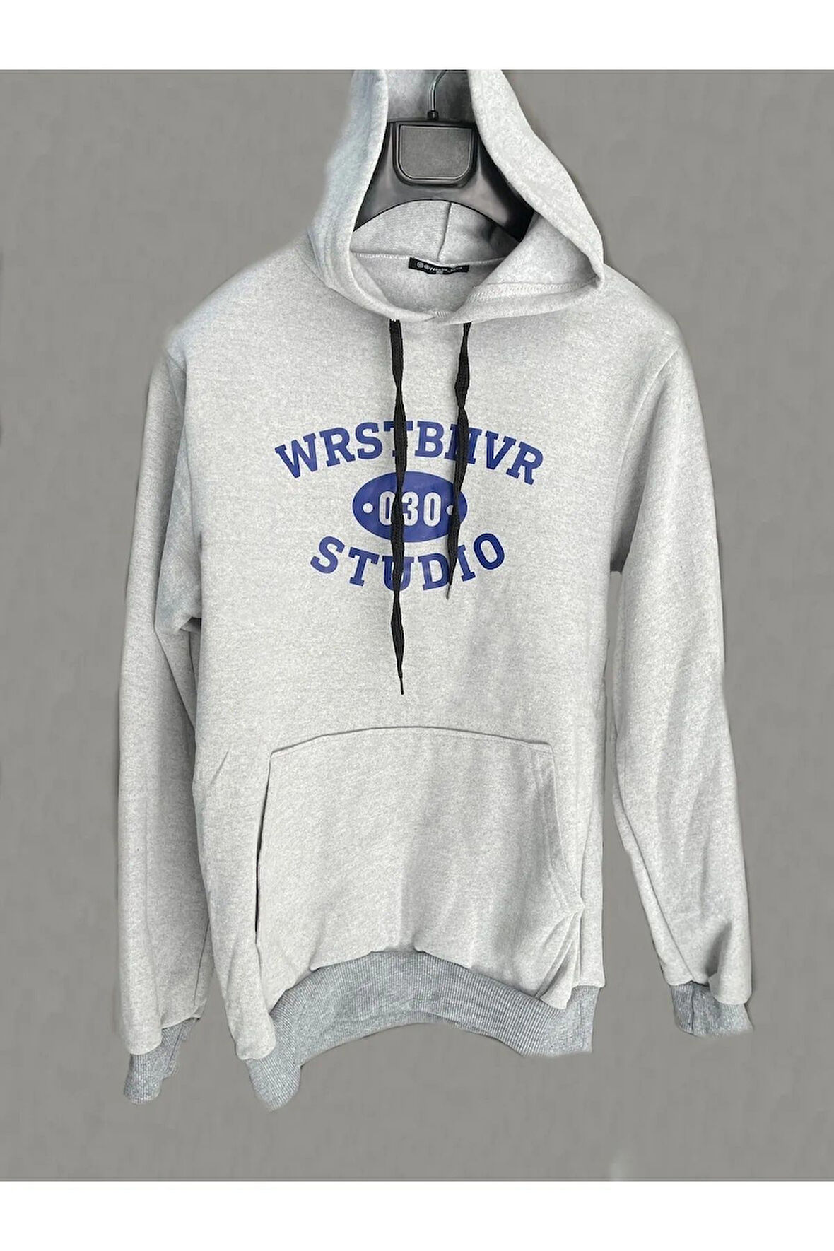 Unisex Siyah Oversize Sweatshirt