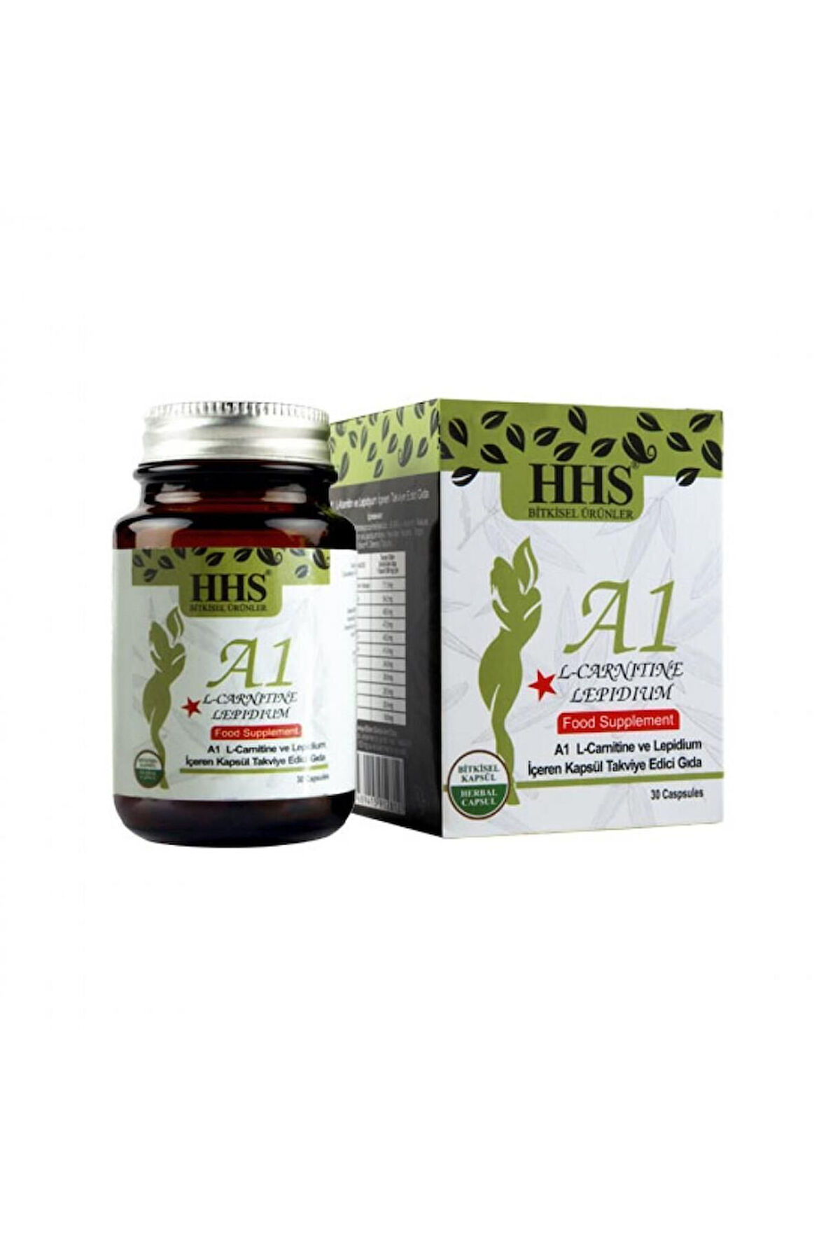 HHS A1 L-carnitine Lepidium A 1 L Karnitin Lepidyum 30 Kapsül