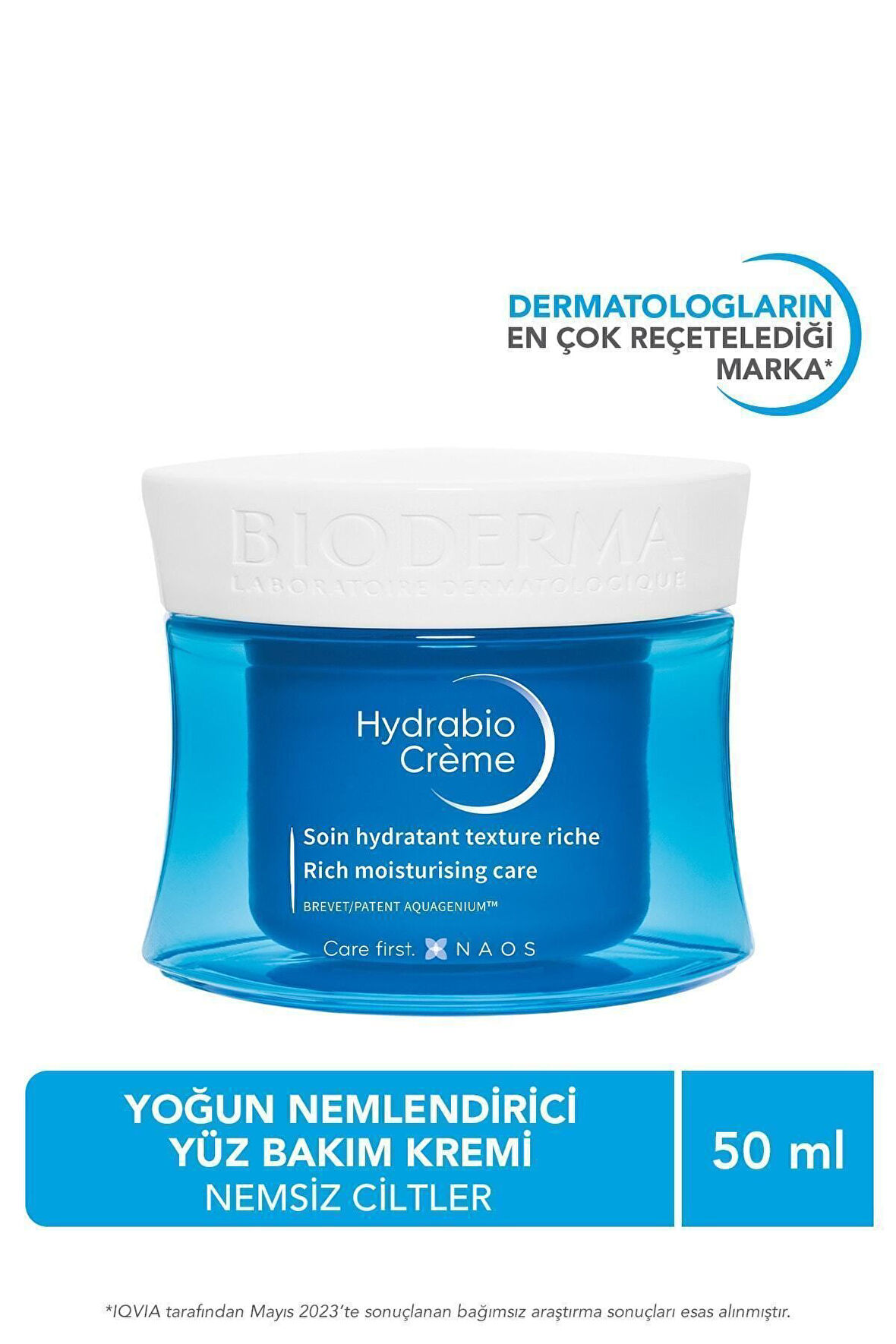 HYALÜRONİK ASİT NİASİNAMİT E VİTAMİNİ İÇEREN CİLT YENİLEME YÜZ KREMİ 50ML GKHAİR758