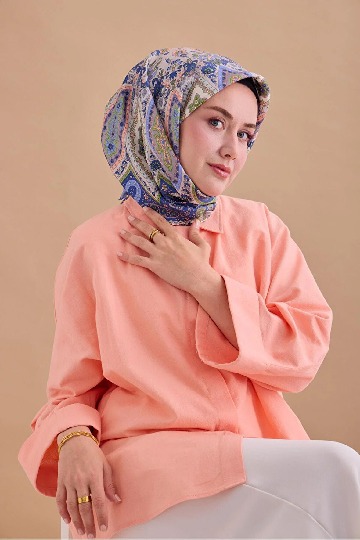 Twill İpek Eşarp 11476-03