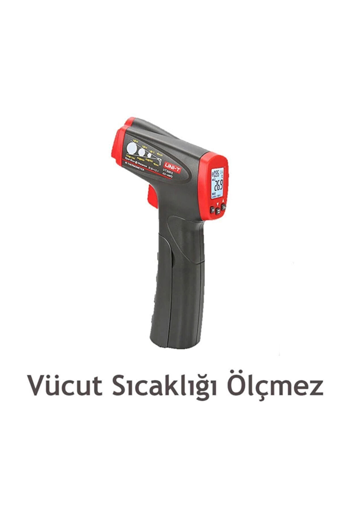 Unı-t Ut300s Infrared Lazer Termometre Kızılötesi Temassız Sıcaklık Ölçer 153*108*40mm