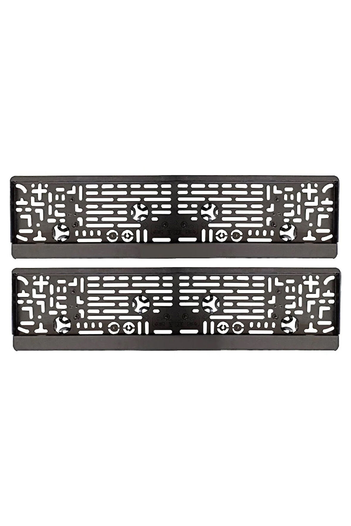 Oto Plakalık Çıtalı Plaka Altlığı Dikdörtgen Plastik 1 Takım 2 Adet