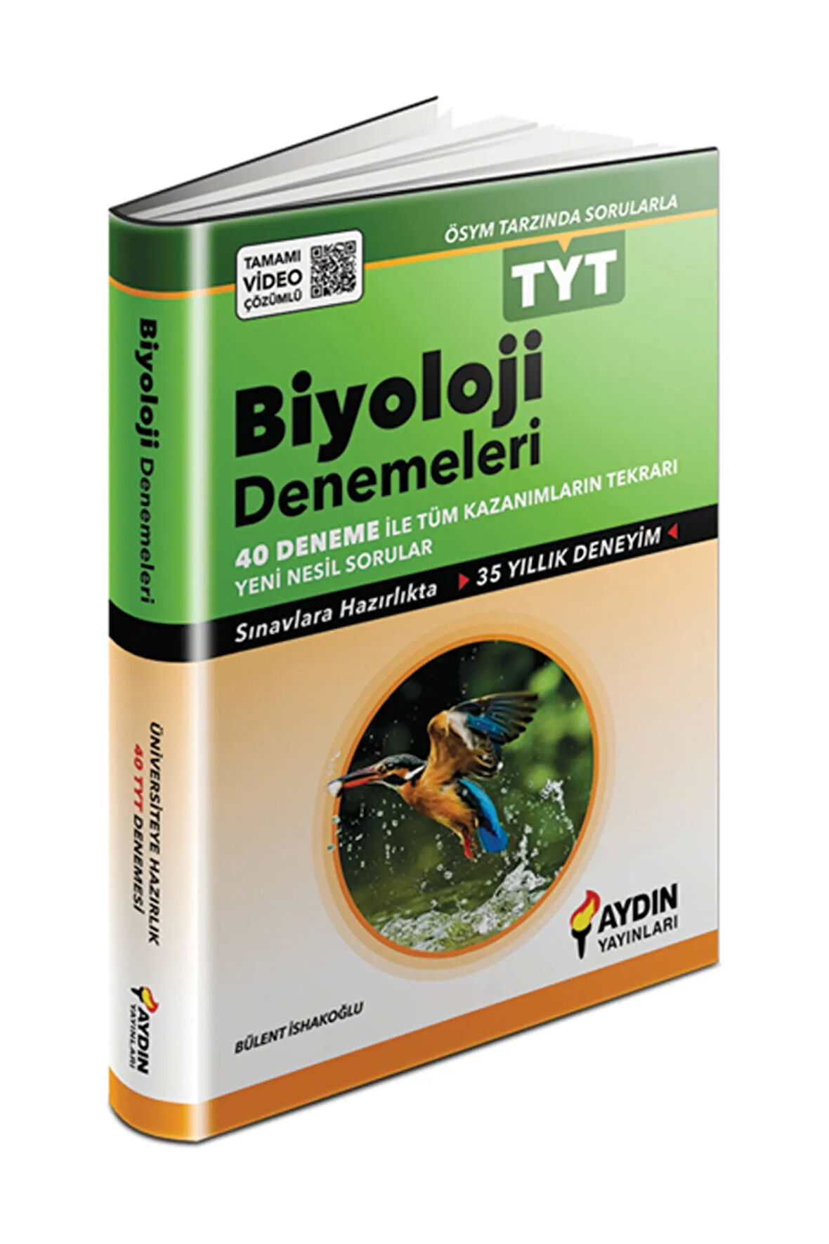 Yks Tyt Biyoloji 40 Deneme Video Çözümlü Aydın Yayınları
