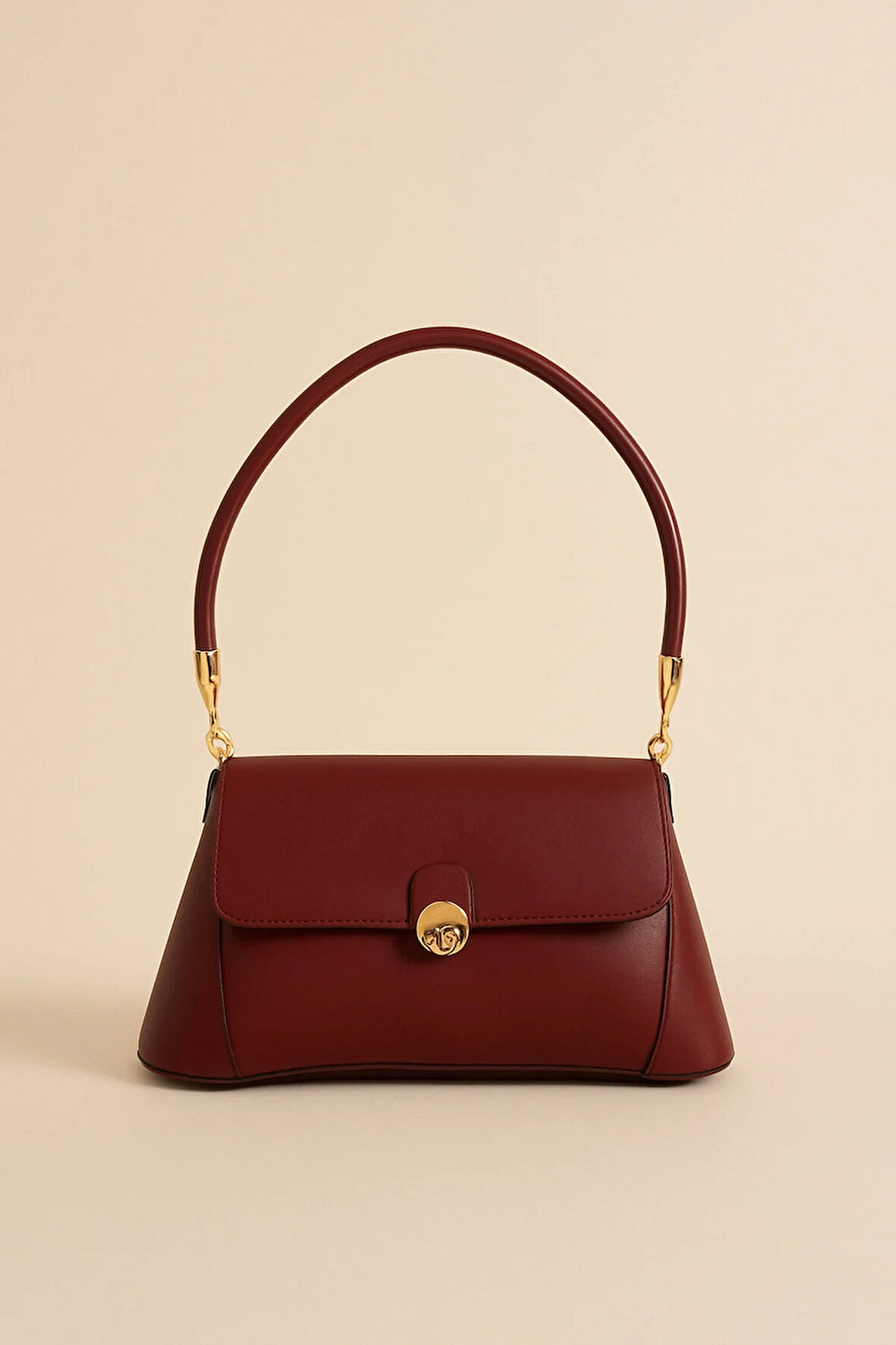 Kadın el ve omuz çantası kutu baget