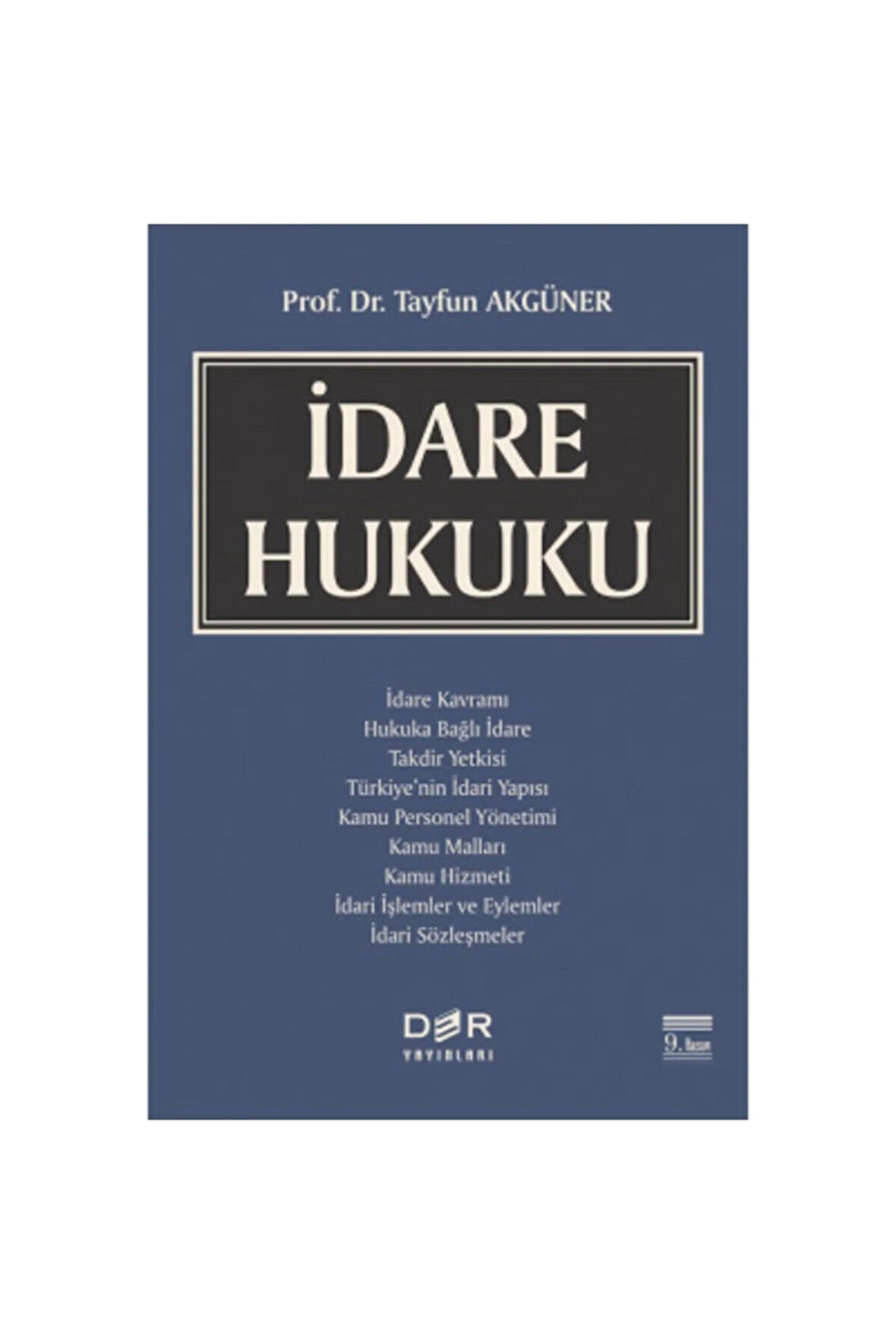 Idare Hukuku  Tayfun Akgüner