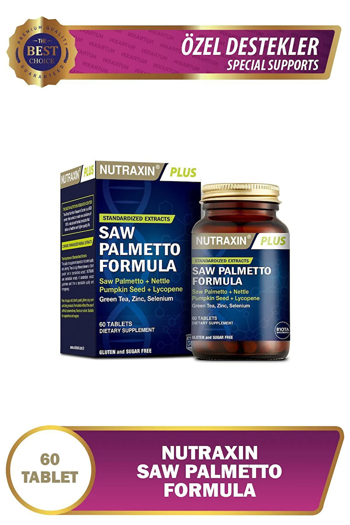 Saw Palmetto Formula 60 Tablet 5'Li