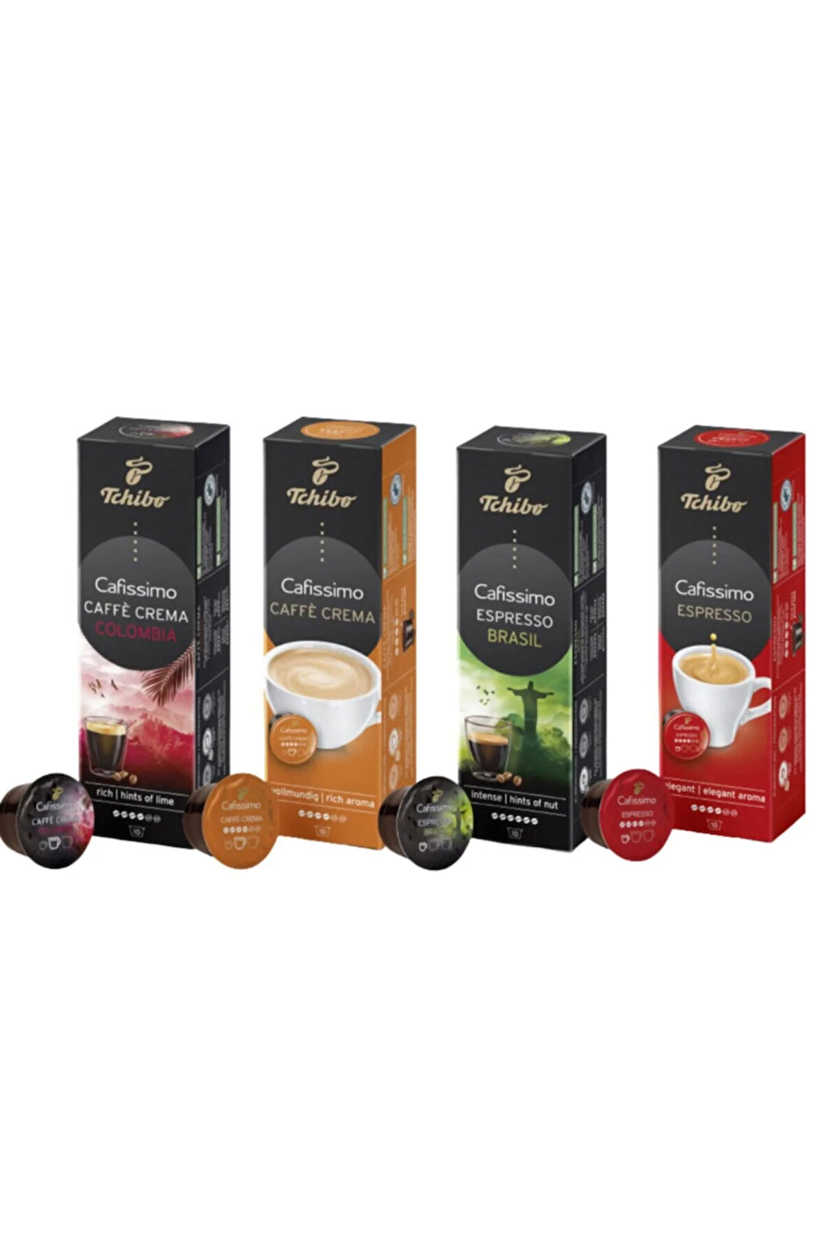 Cafissimo Kapsül Yöresel Ve   Karma Yeni Paketinde 4x10