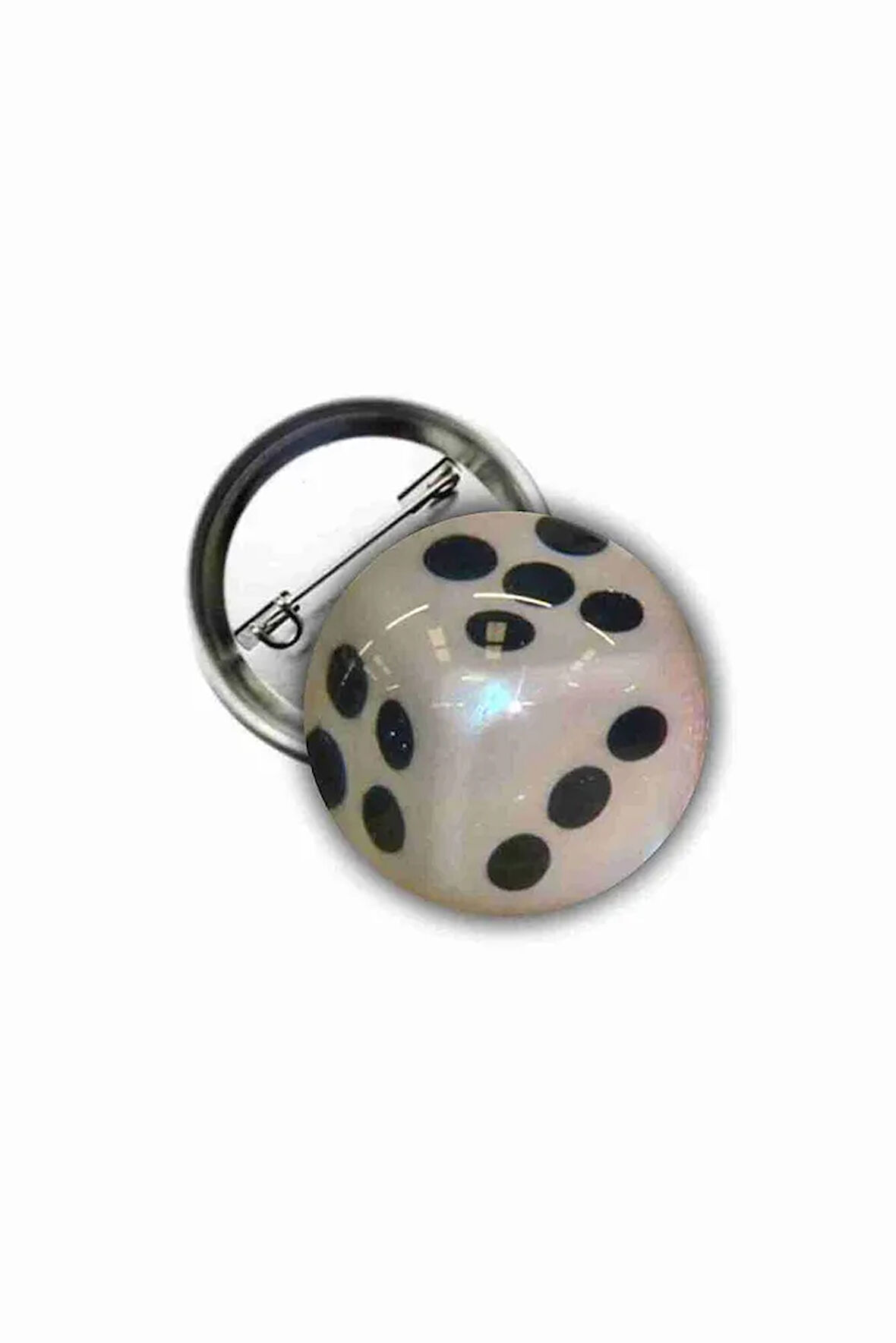 Zar Şeklinde Y2K Grunge Style Buton Rozet