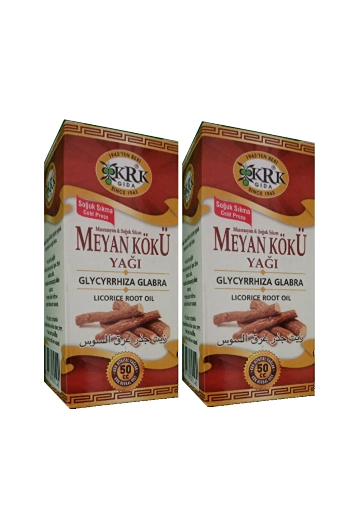 2 Adet Soğuk Sıkım Meyan Kökü Yağı 50 Ml