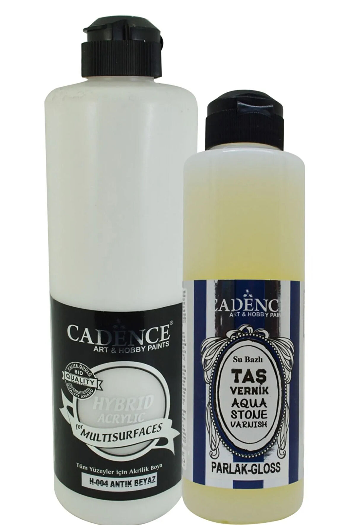 Multisurfaces H-004 Antik Beyaz 500 ml+ Taş Vernik 250 ml
