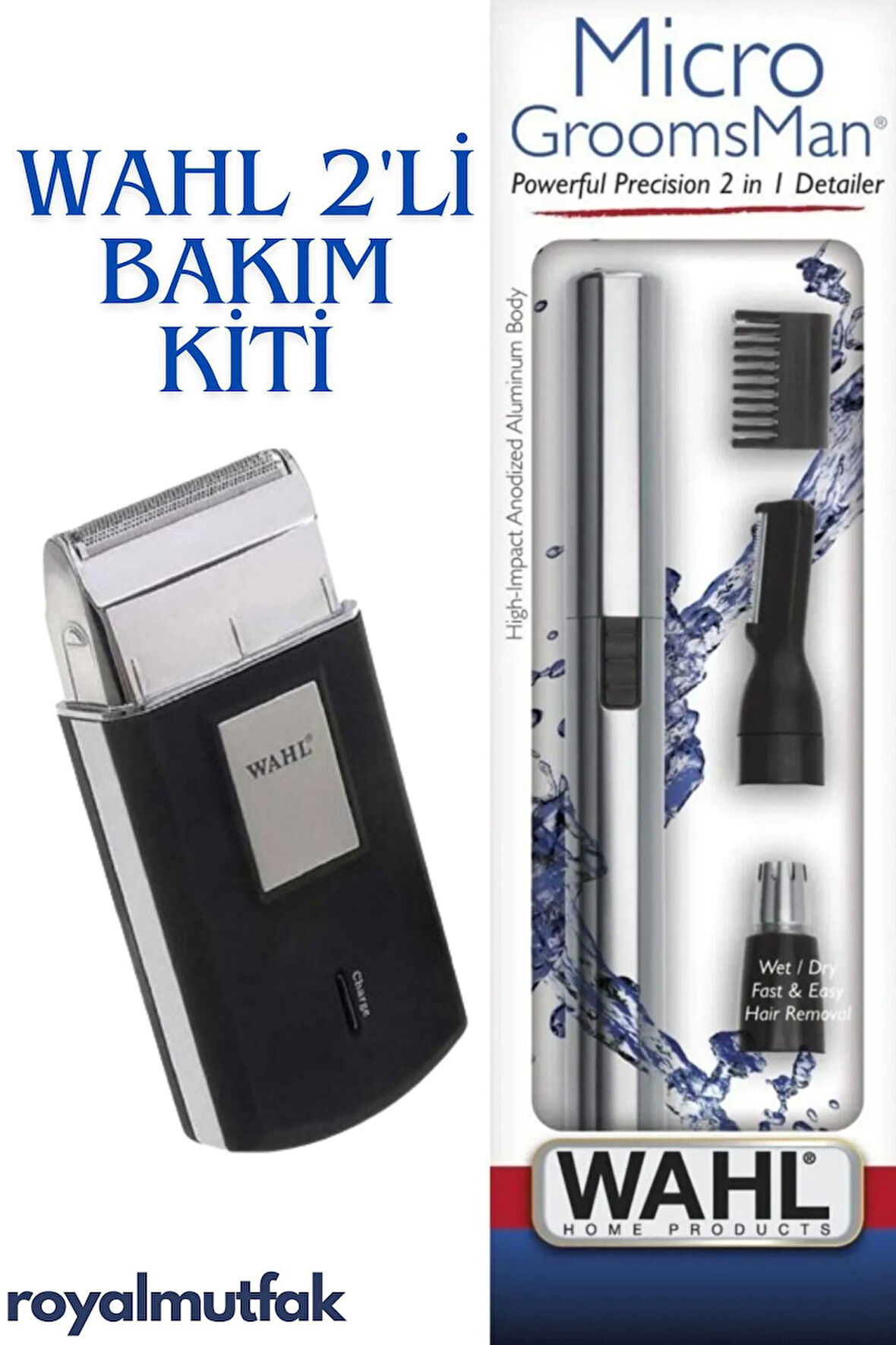 3615-1016 Seyahat Tipi Tıraş Makinası 5640-616 Burun Kulak Tıraş Makinesi