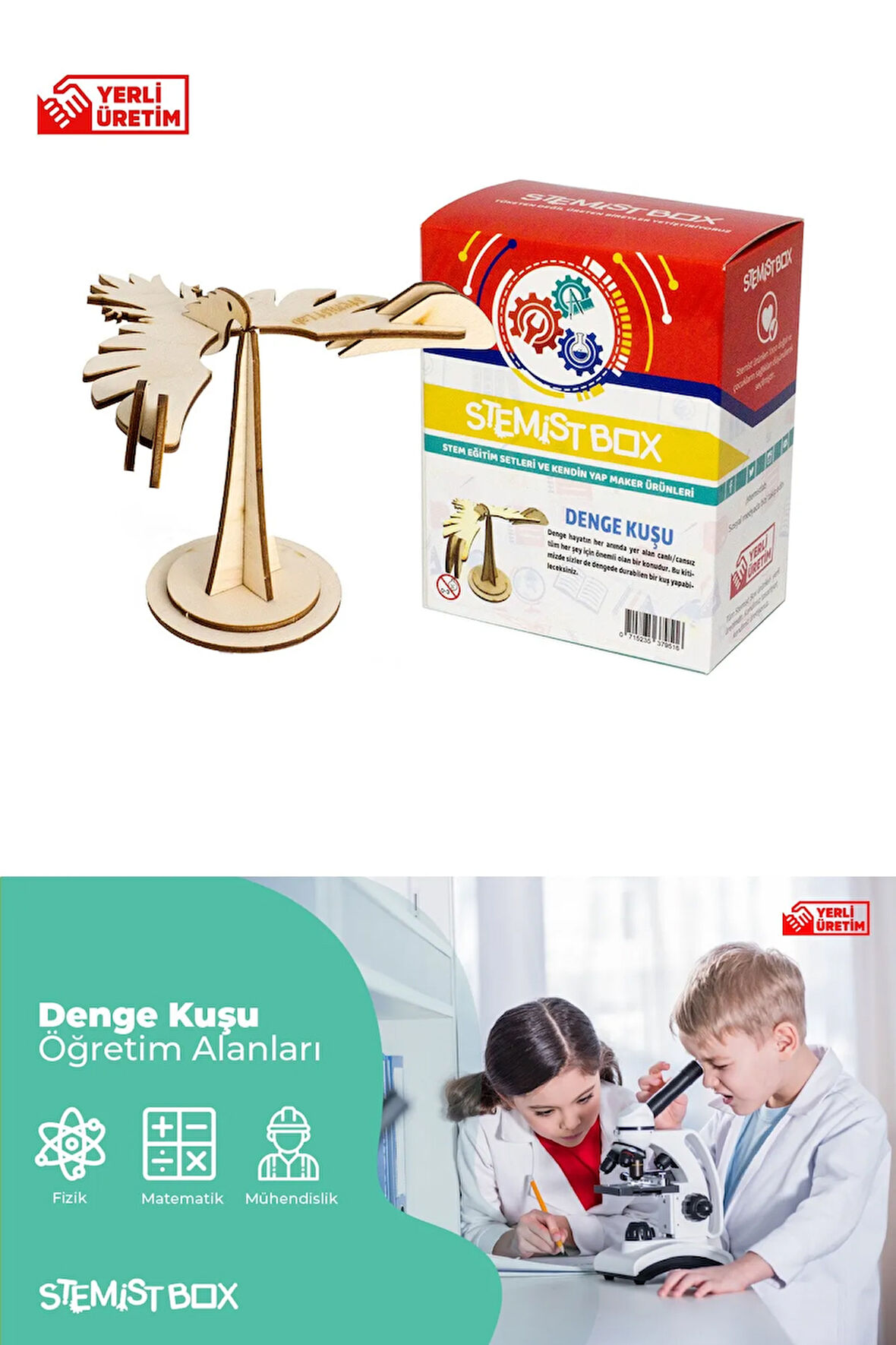 Denge Kuşu Demonte Uzaktan Eğitime Uygun Stem Eğitici Set