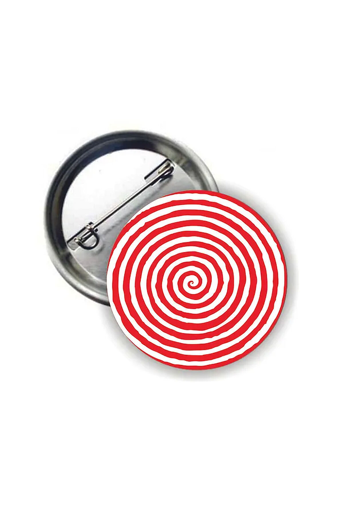 Spiral Y2k Grunge Style Buton Rozet