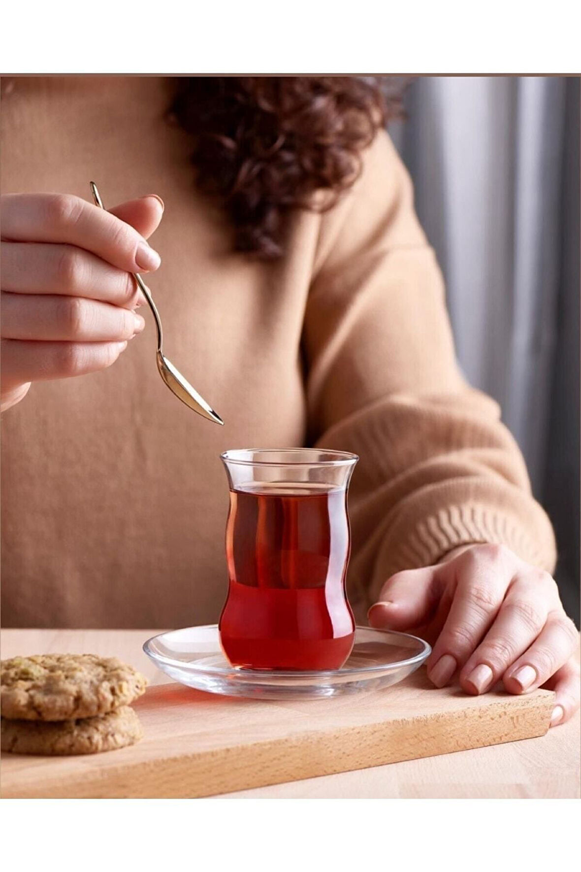Paşabahçe çifte belli çay bardak - 6 lı çay bardağı