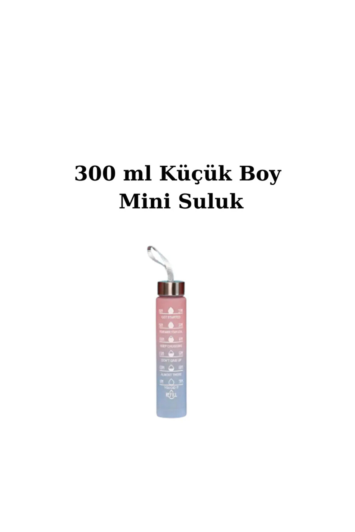 MİNİ BOY 300 ml Matara Suluk Pipetli Suluk Renkli Suluk Küçük Suluk Mini Matara (TEKLİ MATARA)