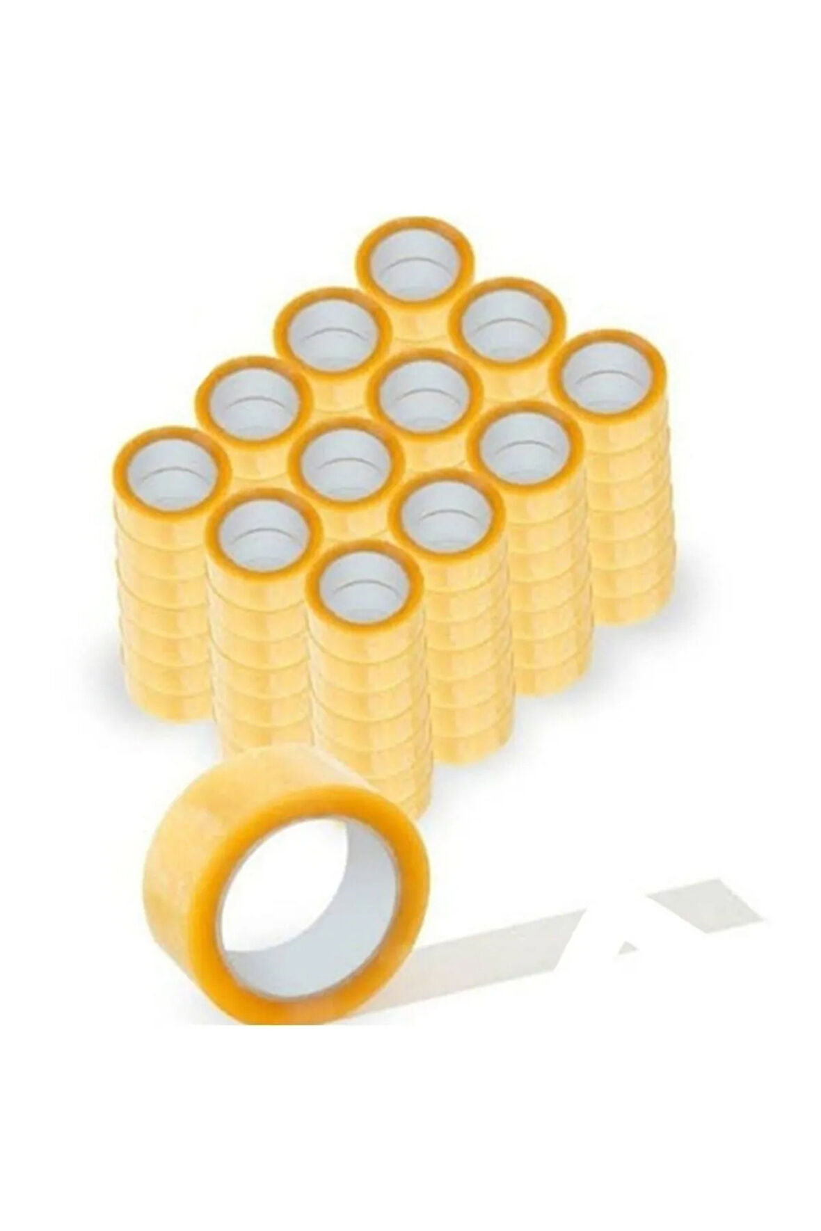 Akrilik 6 Adet 45mmx75 Yards Kopmayan Güçlü Koli Bandı -0003