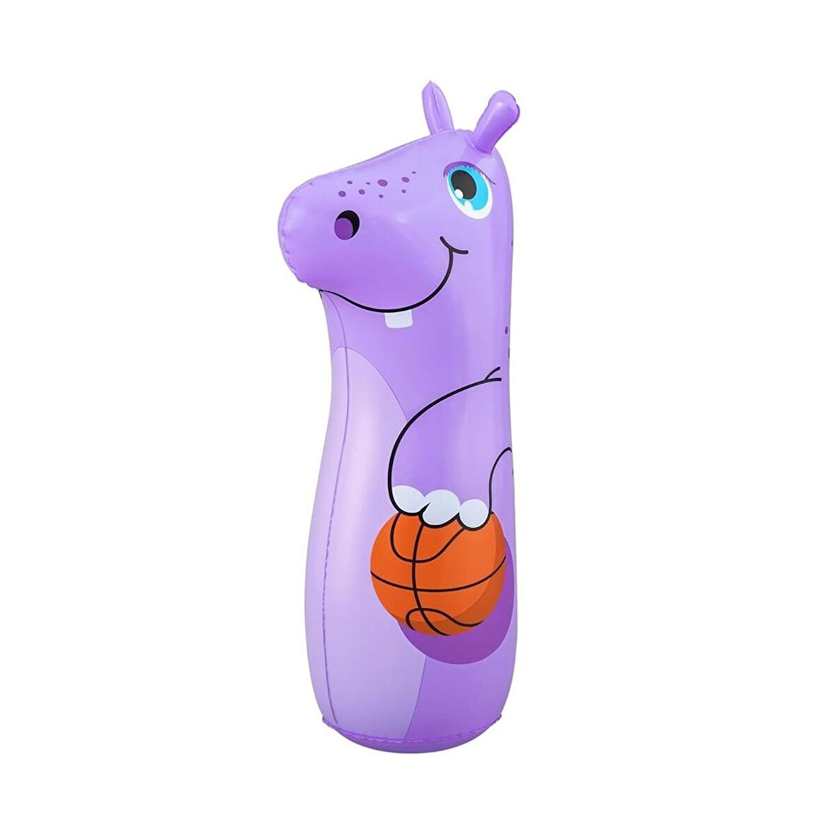 Bestway 52152 Bop Bags Hipopotam Desenli Hacıyatmaz 89 Cm Sulu Hacı Yatmaz
