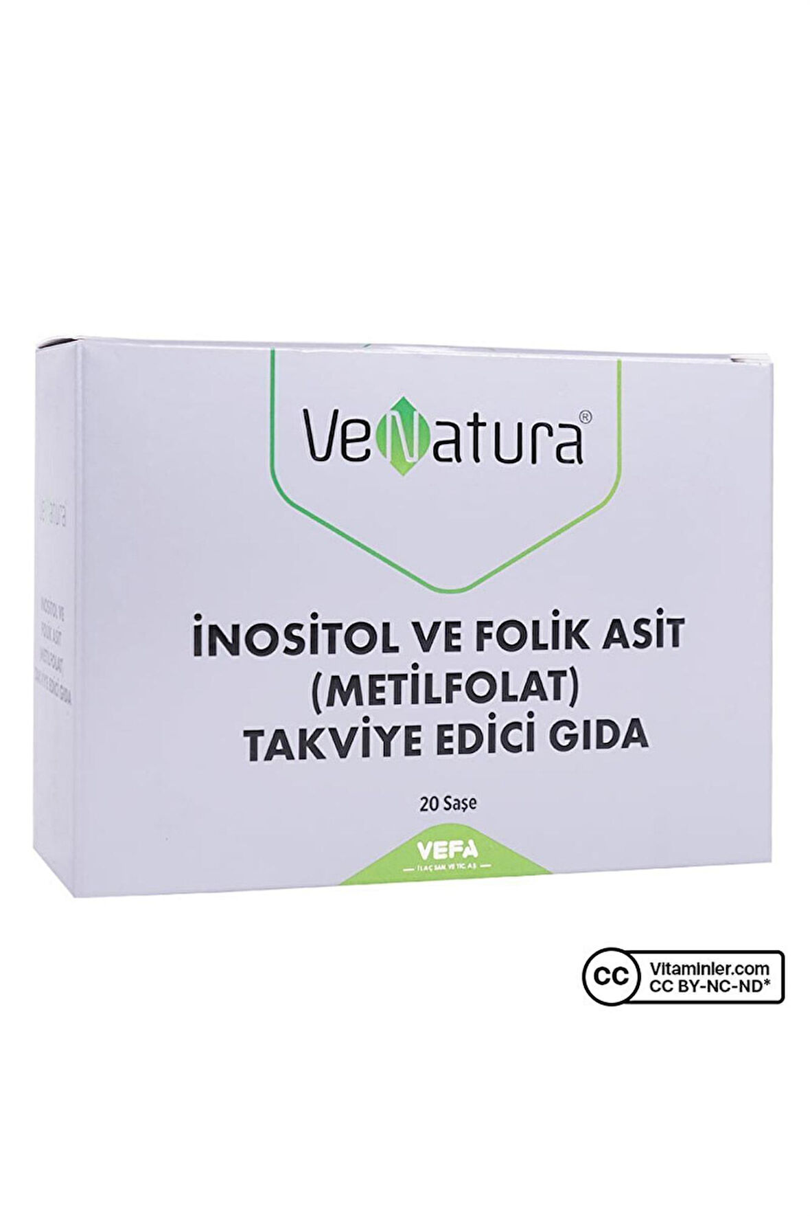 Venatura İnositol ve Folik Asit Metilfolat 20 Saşe