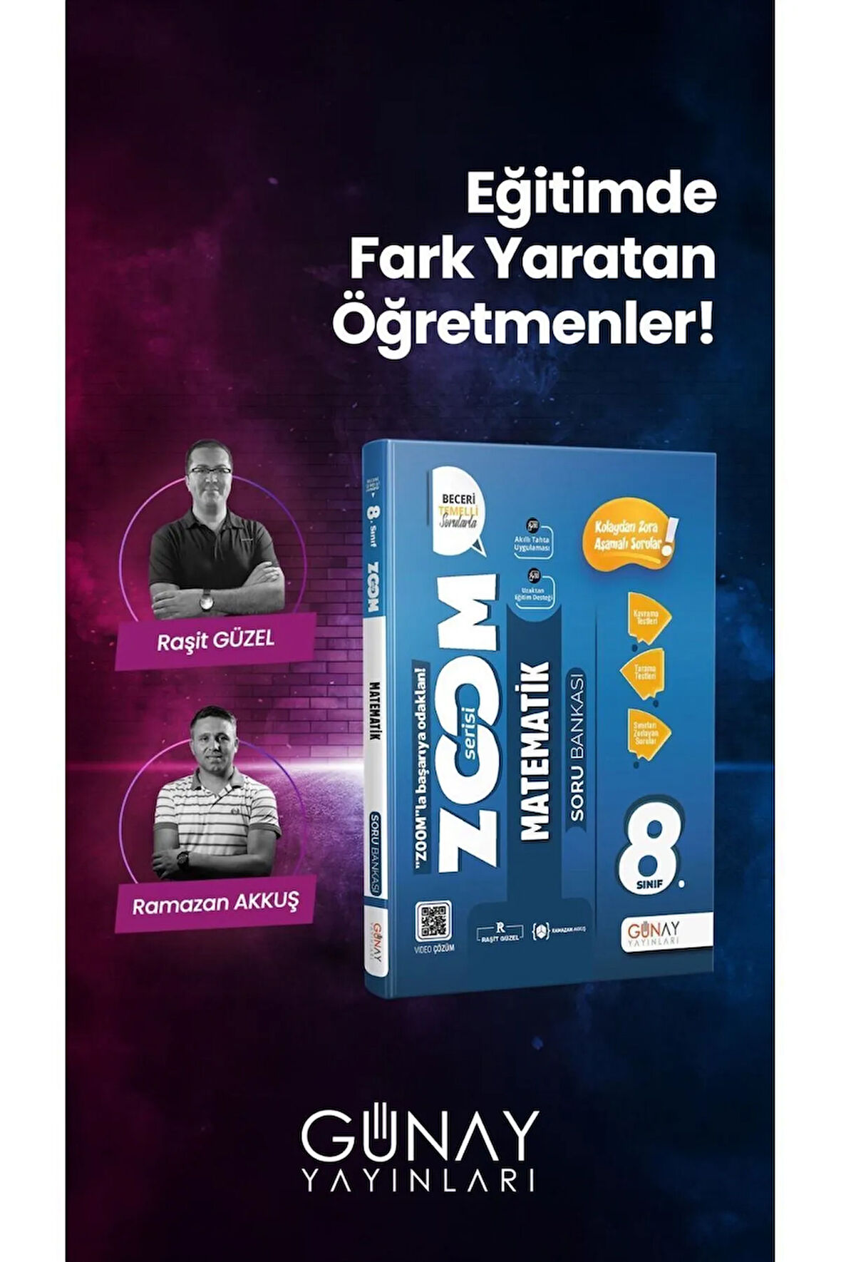 8. Sınıf Lgs Zoom Serisi Matematik Soru Bankası 2024-2025 (YENİ MÜFREDATA UYUMLU)